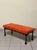 Bench in Stained Wood and Corduroy, 1960s For Sale - Image 10 of 13