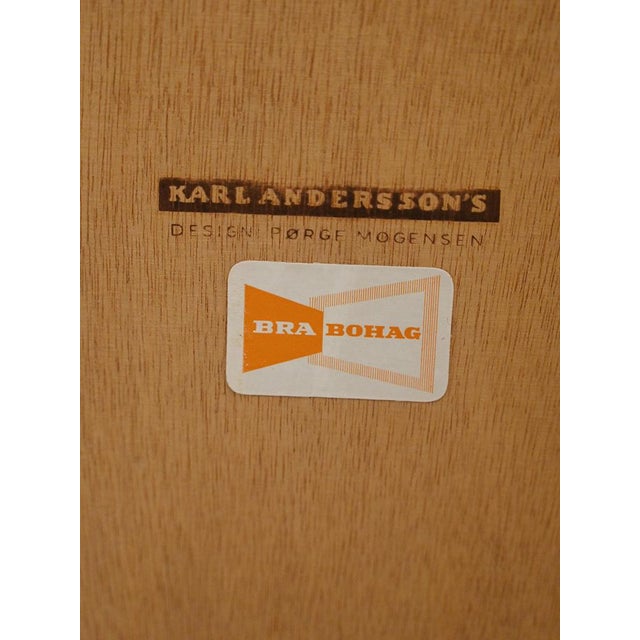 Brown Øresund Oak Bookcase by Borge Mogensen for Karl Andersson & Söner, 1960s For Sale - Image 8 of 12