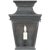 Elsinore Small 3/4 Wall Lantern in Weathered Zinc with Clear Glass Designer: Chapman & Myers Height: 12" Extension: 5.75"...