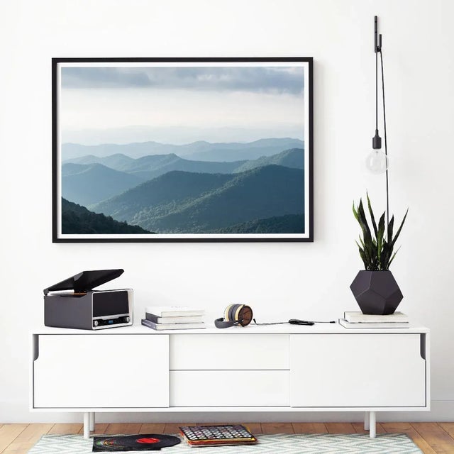 'Blue Ridge Mountains' Contemporary Asheville North Carolina Landscape Photography Print, Large 45 X 30" Fine Art Print For Sale - Image 4 of 9