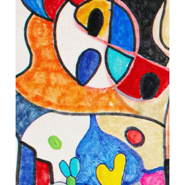 Abstract “Ali Baba’s Cavern – Abstract Surrealism” 37 X 41 In., Oil Markers on Canvas (2020) For Sale - Image 3 of 9