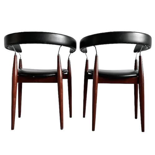 Vintage Rondo Dining Room Chairs by Jan Lunde Knutsen for Sørli Fabrikker, 1960s, Set of 2 For Sale - Image 11 of 11