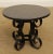 High Quality Vintage Round Slate Top Iron Base Table