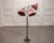 Swedish Floor Lamp with Red Satin Shades, 1940s For Sale - Image 6 of 10