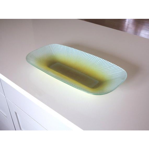 Large Maurice Heaton Fused Glass Bowl For Sale In New York - Image 6 of 6