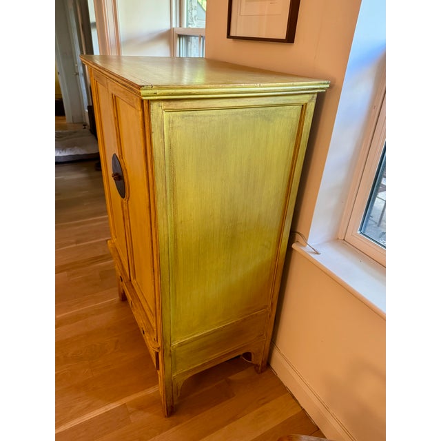 Selling a very special antique—Chinese armoire stained yellow, dated from mid-19th century, and purchased in 2015 for...