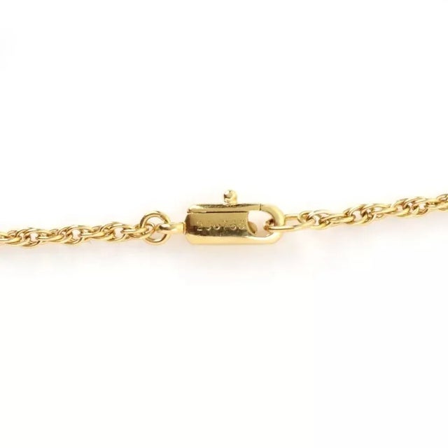 Late 20th Century Carrera Y Carrera 18k Yellow Gold Man Long Bar Rope Chain Bracelet For Sale - Image 5 of 7