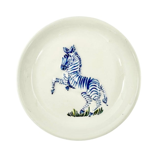 Vintage El Morocco Nyc Nightclub Ceramic Zebra Ashtray Catchall Dish New York For Sale - Image 9 of 9