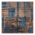 Rug & Kilim's Mid Century Modern Geometric Brown and Blue Wool and Silk Custom Rug, 9x12 For Sale