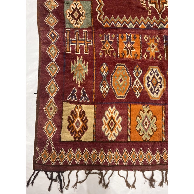 Moroccan Mid Century Moroccan Rug 5’8" X 9’9" For Sale - Image 3 of 6