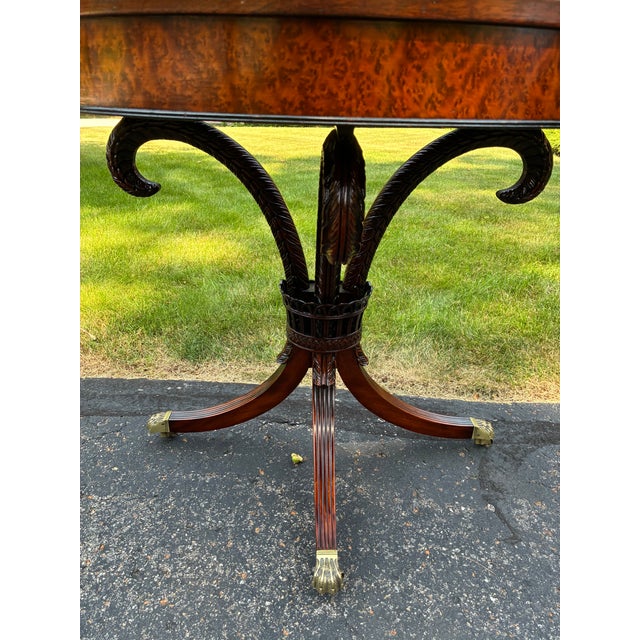 1940s Mahogany Console Table by Joseph Gerte of Boston For Sale - Image 14 of 18