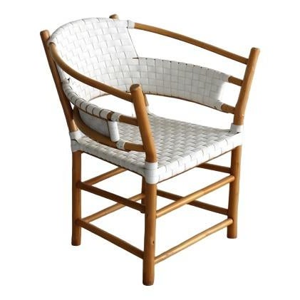 Vintage Danish Bamboo Chair, 1980s For Sale - Image 12 of 12