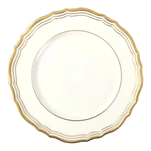 1940s Lenox Chesterfield Gold Trim Porcelain Plate