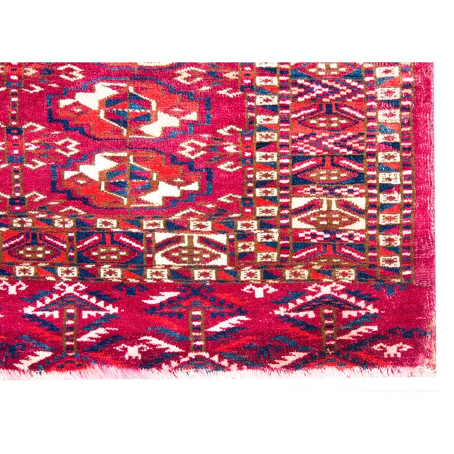 Early 20th Century Persian Turkmen Teke Rug For Sale - Image 13 of 14