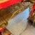 Gio Ponti 1950s Gio Ponti Style Mid-Century Modern Brass Shield Wall Mirror For Sale - Image 4 of 14