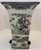 Chinese Black & White Porcelain Vase, Figural Rooster Garden Scene For Sale In Miami - Image 6 of 10