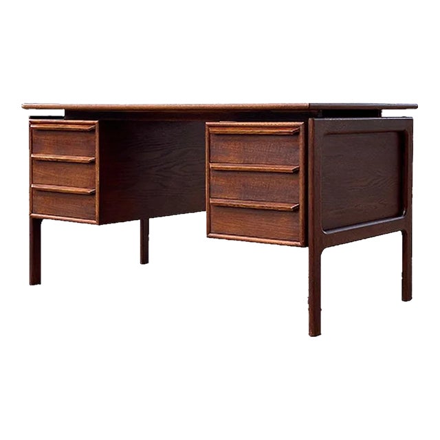 Danish Teak Desk by Arne Vodder, 1960s For Sale