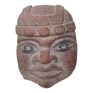 Mid 20th Century Vintage Olmec Head