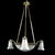 Art deco chandelier p. Maynadier hanging lamp bronze, 1930s this stunning art deco chandelier from the 1930s is an...