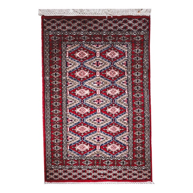 Vintage Pakistani Wool Rug For Sale