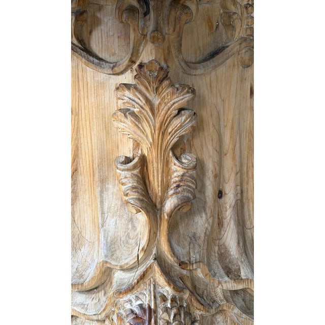French Baroque Revival Round Dining Table, Distressed Wood C. 1900's For Sale - Image 17 of 18
