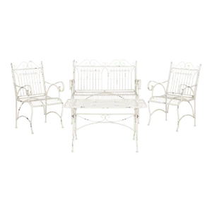 Victor Garden Set in Antique White - 4 Pieces