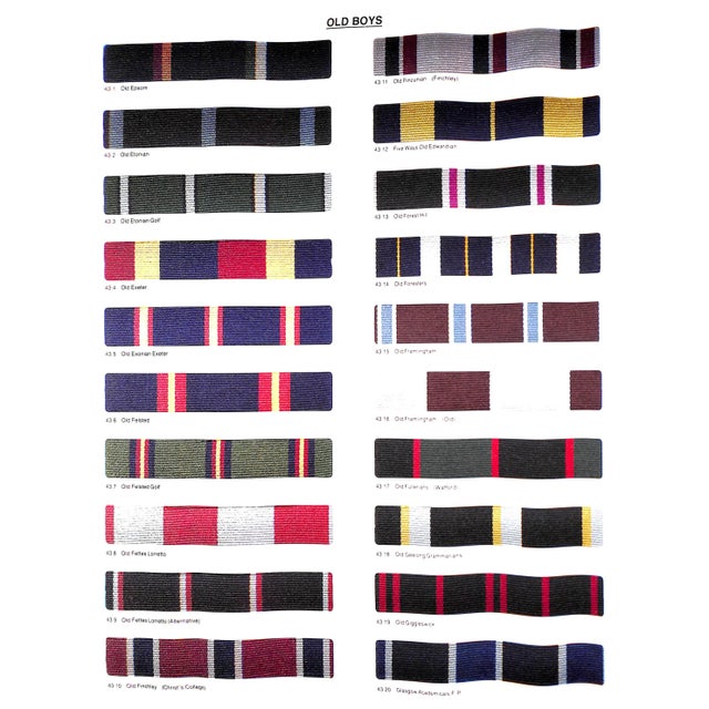 "Club and Regimental Colours. Pattern Book W/ 1000 Swatches W/ 48 Additional Swatches of Historic Club" 1995 Gissop, Peter For Sale - Image 13 of 18