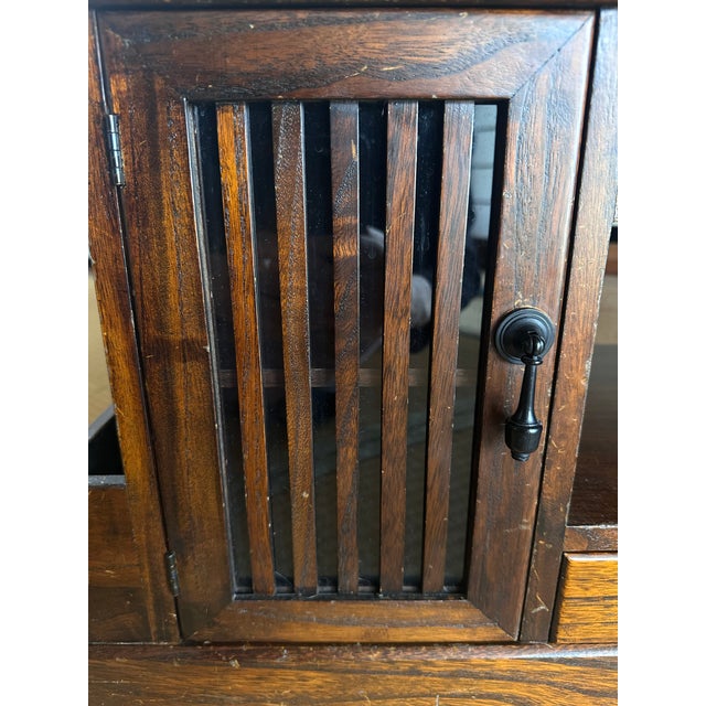 Mid-Century Japanese Zelkova (Keyaki)＆Paulownia Bar Cart / Tea Wagon For Sale - Image 9 of 14