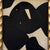 Mid-Century Modern Contemporary Bold Black and White Collage in Vintage Gold "Ripple" Frame For Sale - Image 3 of 6