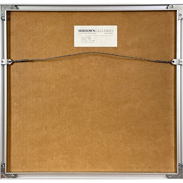 1980s Paul Cadmus (1904-1999) - Teddo Lithograph, Signed (1985, Framed) For Sale - Image 5 of 7