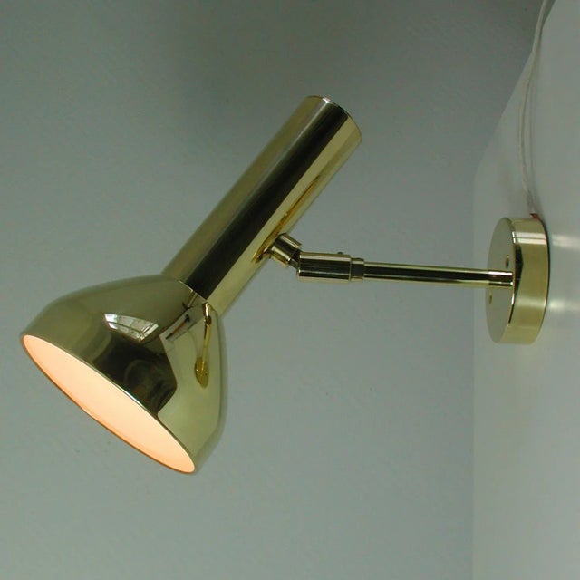 Mid-Century German Brass Wall Light Sconce from Cosack, 1960s For Sale - Image 11 of 14