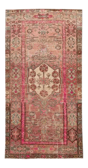 Shabby Chic Vintage Handmade Scatter Wool Rug