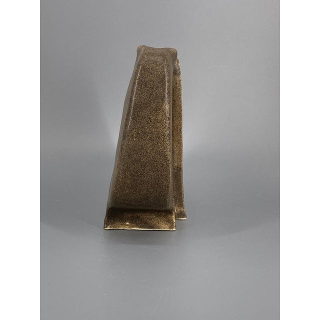 Brutalist Studio Ceramic Vase, 1970s For Sale - Image 6 of 11