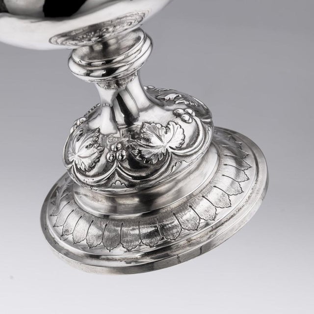 Antique Indian Colonial Silver Trophy Cup, 1860s For Sale - Image 4 of 18