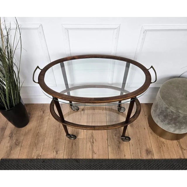 Vintage Art Deco Italian Dry Bar Cabinet by Paolo Buffa, 1950s For Sale - Image 9 of 11