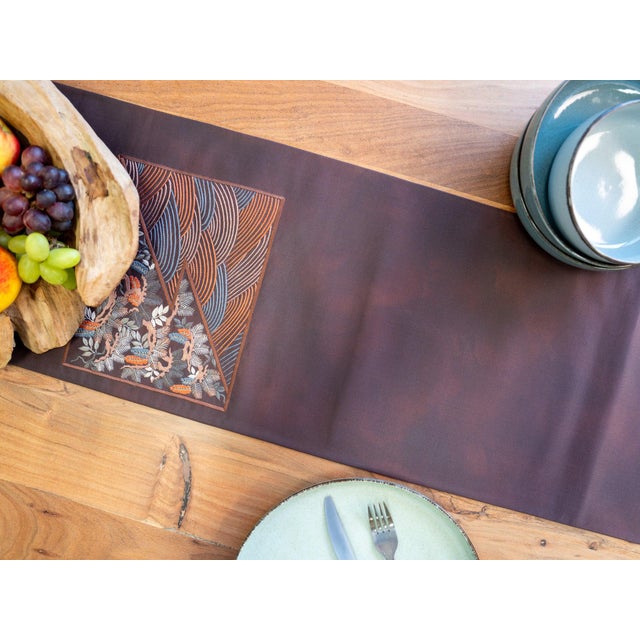 Early 21st Century Japanese Ceremonial Silk Table Runner by Renaras For Sale - Image 5 of 5