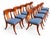 Mid-Century Modern Teak Klismos Patio Dining Chairs. - Set of 10 For Sale - Image 3 of 7