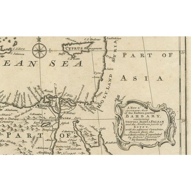 Mediterranean and Barbary Coast by Bowen, 1747 For Sale - Image 5 of 10