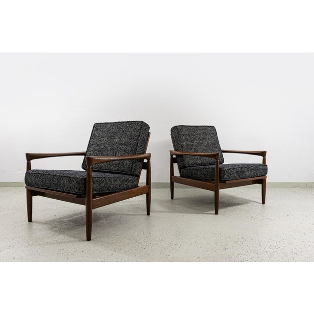 Gray Mid-Century Modern Kolding Armchairs by Erik Wørts for Ikea, 1960s, Set of 2 For Sale - Image 8 of 18