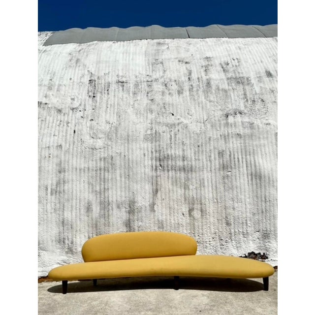 Isamu Noguchi Vintage Boho Isamu Noguchi Biomorphic Sofa and Ottoman For Sale - Image 4 of 10