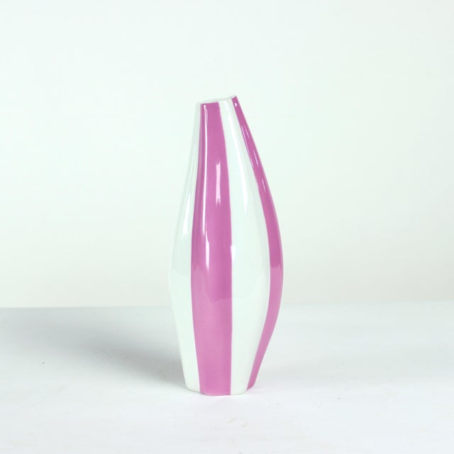 Pink & White Porcelaine Vase from Royal Dux, 1960s For Sale - Image 6 of 7