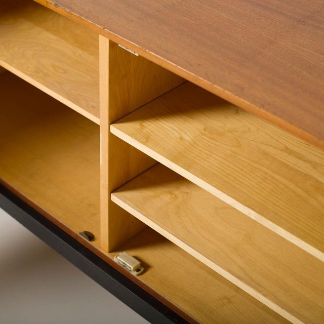 Wood Mid-Century Modern Sideboard by Frantisek Mezulanik, Czechoslovakia, 1960s For Sale - Image 7 of 8