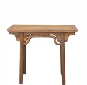 38" Long Elm Wine Table #17