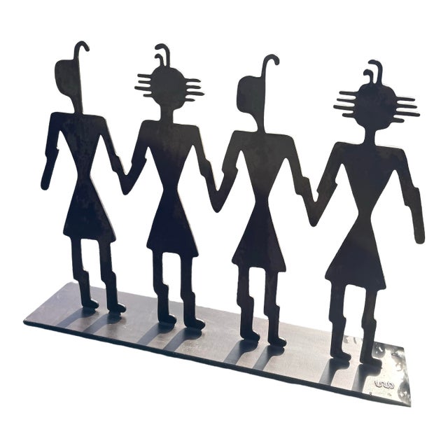 Fabulous Figural Garden Sculpture by Artist Doug Weigel For Sale