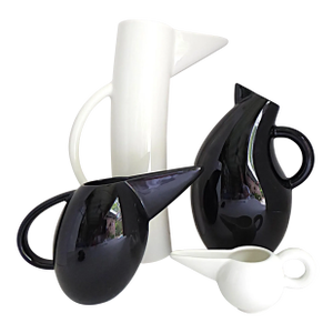 Finnish Design Storybirds Ceramic 4 Vessels by Kati Tuominen-Niittylä for Arabia Finland 1990s