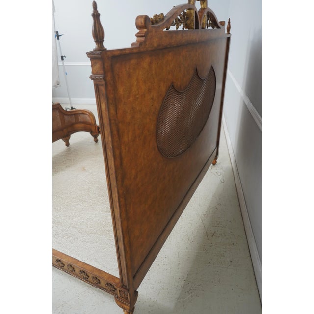 Maitland Smith King Size French Style Cane Bed For Sale - Image 16 of 18