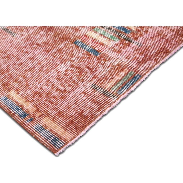 Mid-Century Modern 1960s Turkish Mid-Century-Modern Rug For Sale - Image 3 of 5