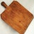19th Century Large Antique Rustic Primitive Hardwood Bread Board / Chopping Block - Kitchen Cuttign Board For Sale - Image 4 of 11