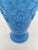 Blue Opal Glass Vase, 1900s For Sale - Image 5 of 6