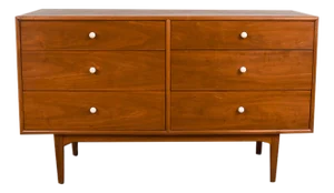 1960s Mid Century Drexel Declaration Kipp Stewart Double Dresser